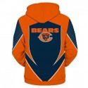 Chicago Bears 3D Hoodie Yellow Jacket