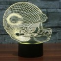 Chicago Bears 3D LED Light Lamp