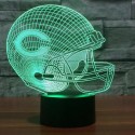 Chicago Bears 3D LED Light Lamp