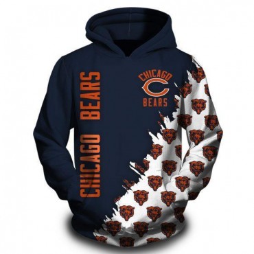 Chicago Bears 3D Printed Hoodie