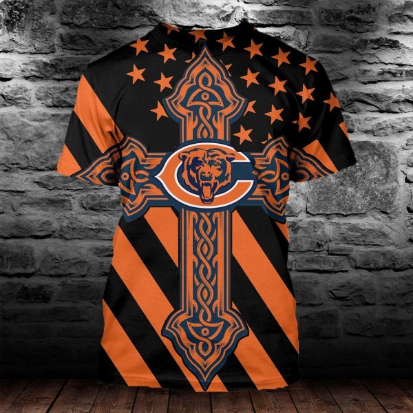 Chicago Bears 3D T-shirt Flag