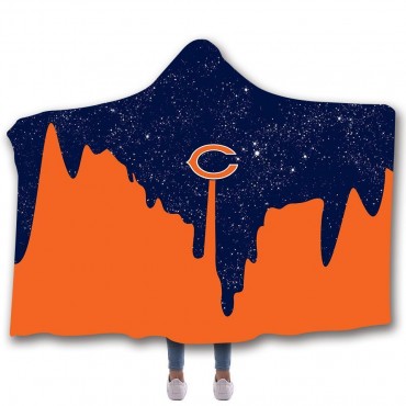 Chicago Bears Classic 3D Hooded Blanket