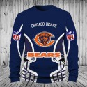 Chicago Bears Hoodie 3D Blue