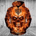 Chicago Bears Hoodie 3D Fire