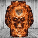 Chicago Bears Hoodie 3D Fire