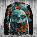 Chicago Bears Hoodie 3D Flowers