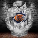 Chicago Bears Hoodie 3D Ice