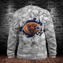 Chicago Bears Hoodie 3D Ice