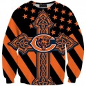 Chicago Bears Hoodie 3D National Flag