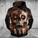 Chicago Bears Hoodie 3D Skull