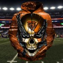 Chicago Bears Hoodie 3D Skull Sweatshirt