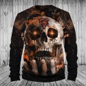 Chicago Bears Hoodie 3D Skull