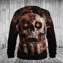 Chicago Bears Hoodie 3D Skull