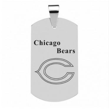 Chicago Bears Titanium Steel Dog Tag
