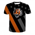 Cincinnati Bengals 3D Flag T-Shirt