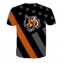 Cincinnati Bengals 3D Flag T-Shirt