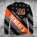 Cincinnati Bengals 3D Hoodie Flag Sweatshirt