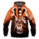 Cincinnati Bengals 3D Hoodie Horror Sweatshirt