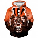 Cincinnati Bengals 3D Hoodie Horror Sweatshirt