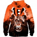 Cincinnati Bengals 3D Hoodie Horror Sweatshirt