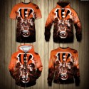 Cincinnati Bengals 3D Hoodie Horror Sweatshirt