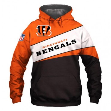 Cincinnati Bengals 3D Hoodie Purple Sweatshirt