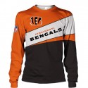 Cincinnati Bengals 3D Hoodie Purple Sweatshirt