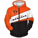 Cincinnati Bengals 3D Hoodie Purple Sweatshirt