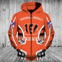 Cincinnati Bengals 3D Hoodie Sweatshirt