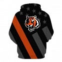 Cincinnati Bengals 3D Hoodie Unique Flag