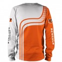 Cincinnati Bengals 3D Hoodie White Yellow