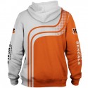 Cincinnati Bengals 3D Hoodie White Yellow