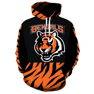 Cincinnati Bengals 3D Hoodie Yellow