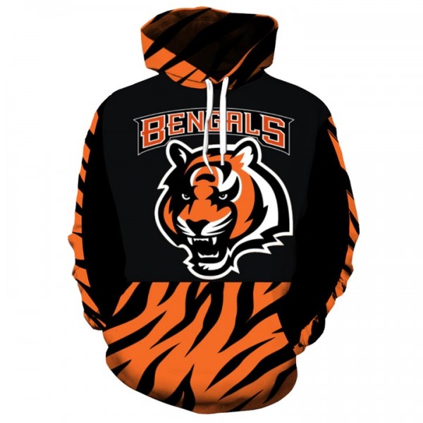 Cincinnati Bengals 3D Hoodie Yellow