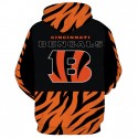 Cincinnati Bengals 3D Hoodie Yellow