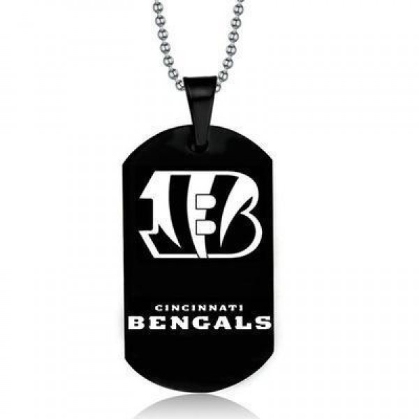 Cincinnati Bengals Titanium Steel Dog Tag