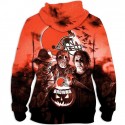 Cleveland Browns 3D Hoodie Horror Jacket