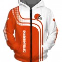 Cleveland Browns 3D Hoodie Line Sweatshirt