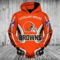 Cleveland Browns 3D Hoodie Love Sweatshirt