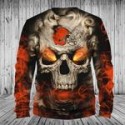 Cleveland Browns 3D Hoodie Skull Sweatshirt