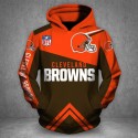 Cleveland Browns 3D Hoodie VIP Sweatshirt