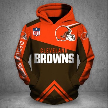 Cleveland Browns 3D Hoodie VIP Sweatshirt