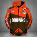 Cleveland Browns 3D Hoodie VIP Sweatshirt