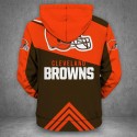 Cleveland Browns 3D Hoodie VIP Sweatshirt