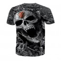 Cleveland Browns 3D T-shirt Skull