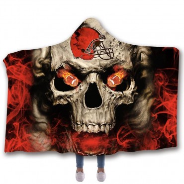 Cleveland Browns Classic 3D Hooded Blanket