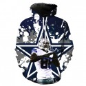 Dallas Cowboys 3D Hoodie Abstract Star