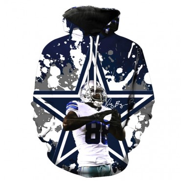 Dallas Cowboys 3D Hoodie Abstract Star