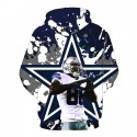 Dallas Cowboys 3D Hoodie Abstract Star