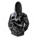 Dallas Cowboys 3D Hoodie Black Skull